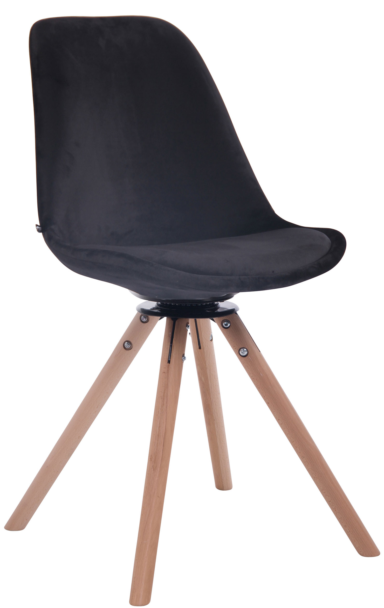 Valgomojo kėdė Troyes velvet round natura