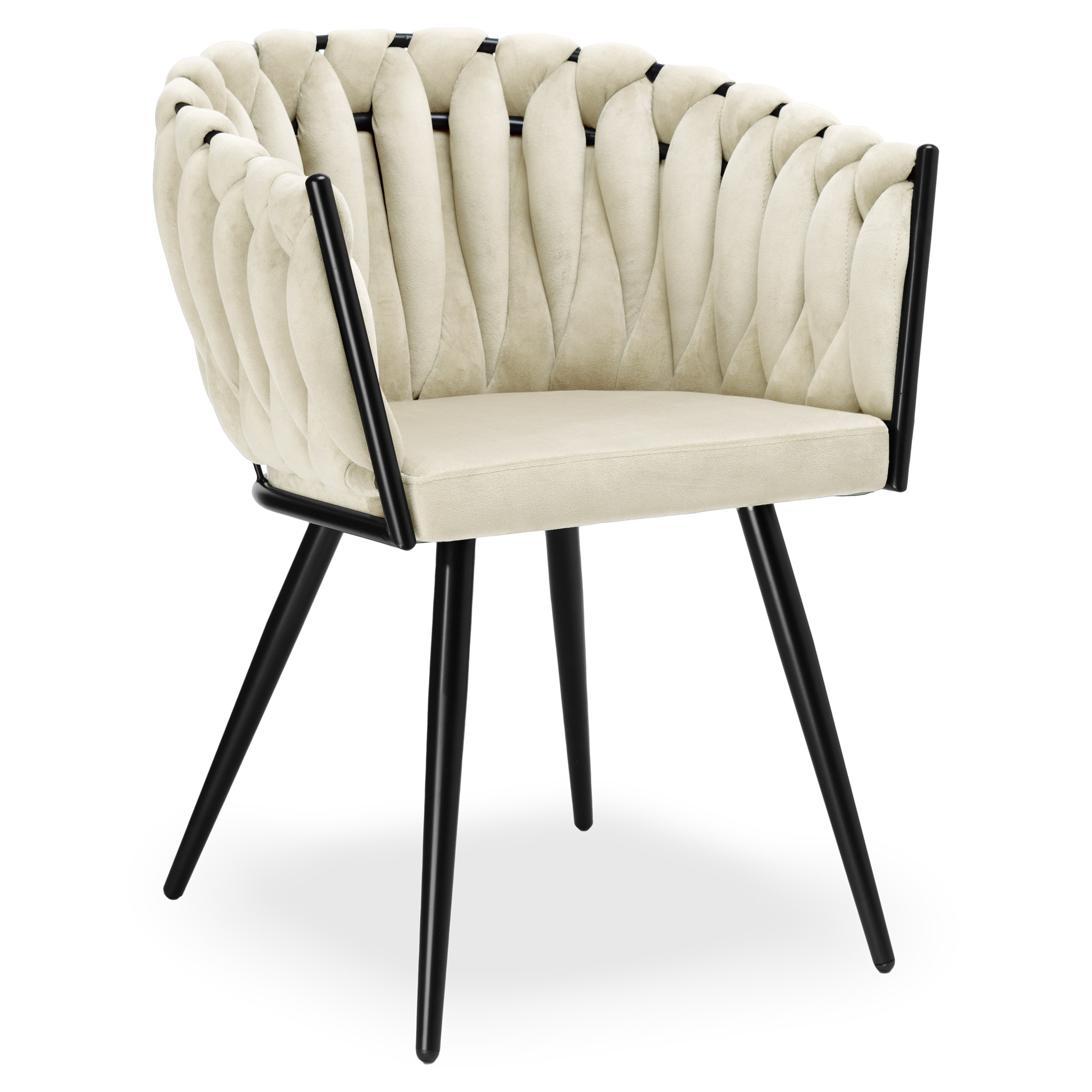 Pinta veliūro kėdė ASTON VELVET beige