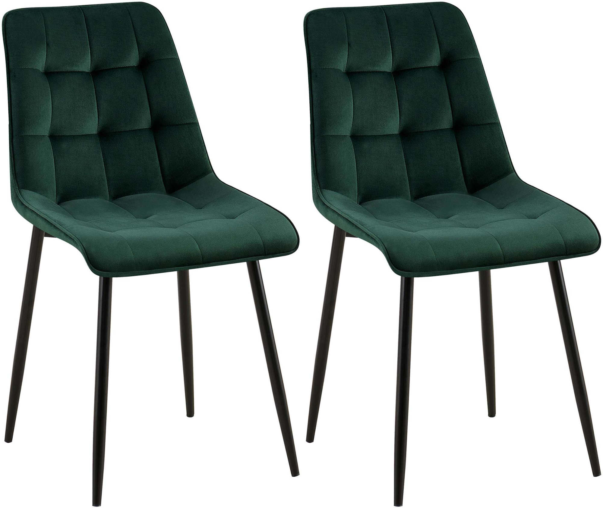 2 "Gifford" velvetinių valgomojo kėdžių rinkinys