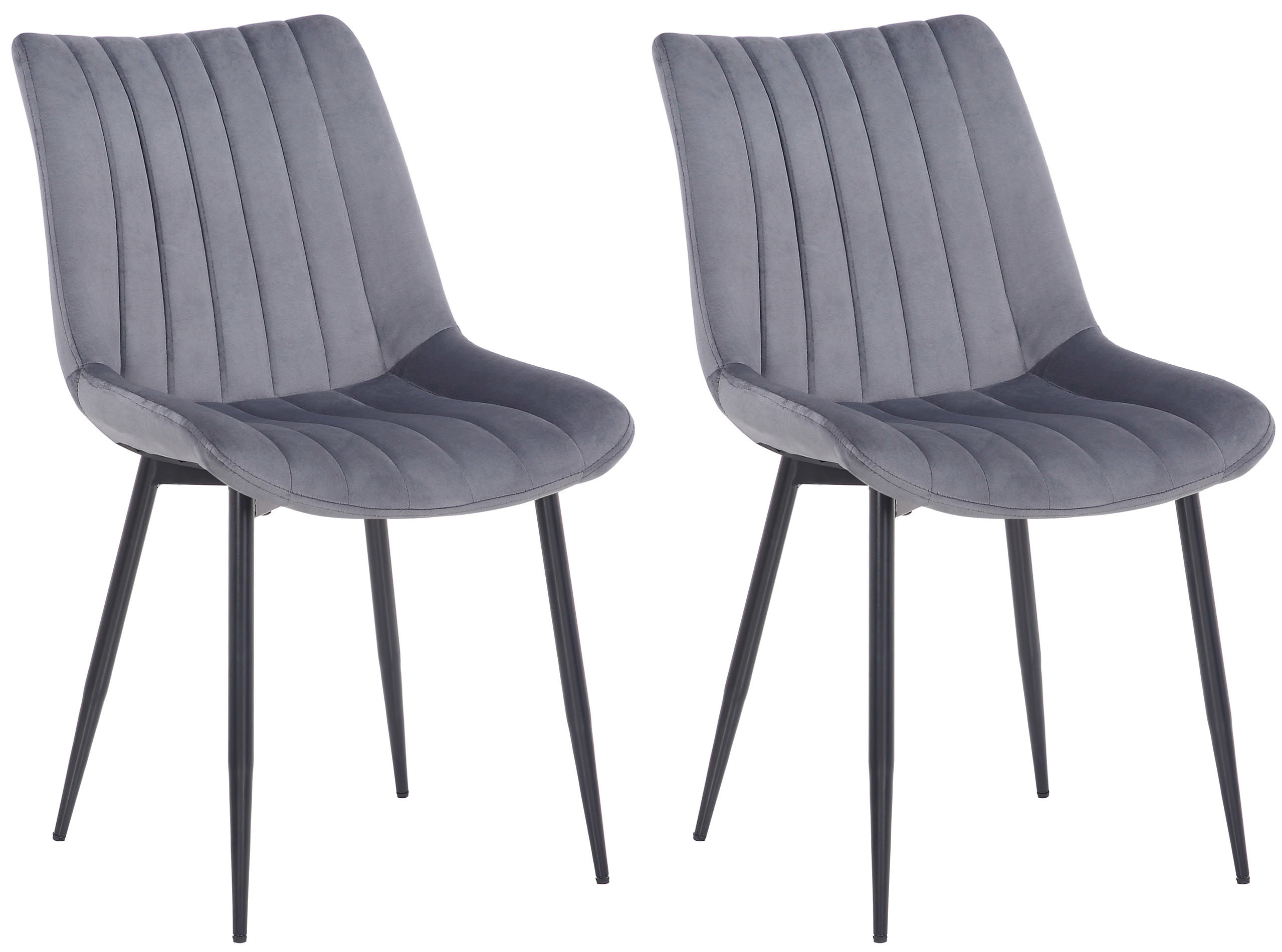 2 kėdžių rinkinys Rahden velvet
