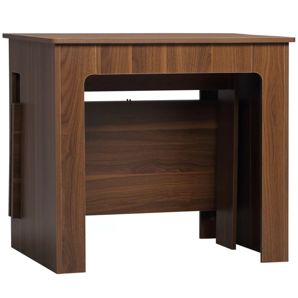 Transformuojamas valgomojo stalas, išplečiamas stalas - rudas 180 x 85 x 75 cm