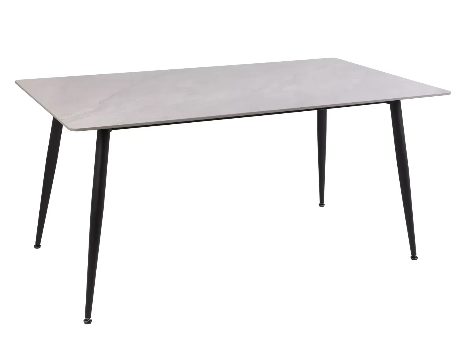Valgomojo stalas SIGNAL Rion 160x90x76 cm, pilka/juoda