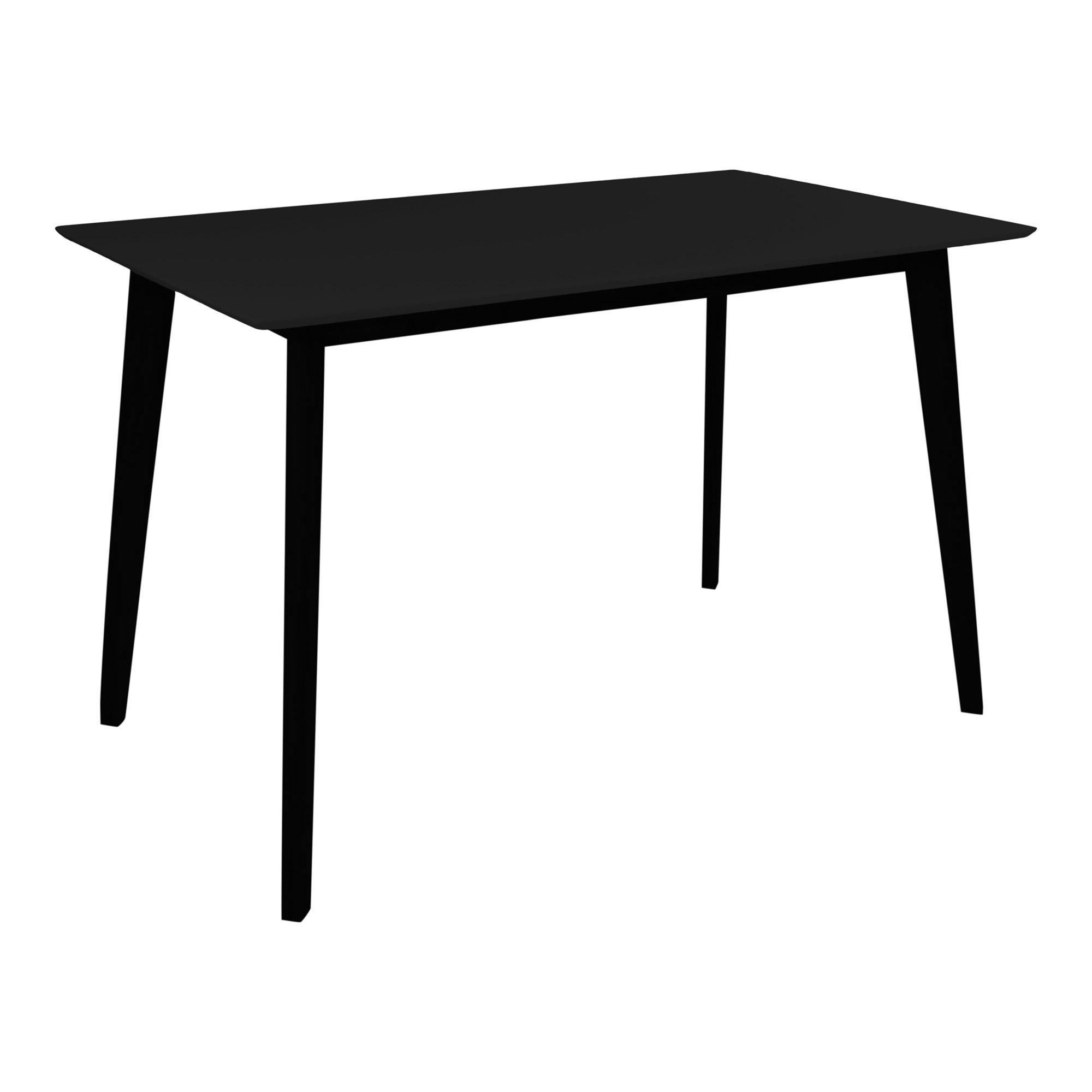 Juodas valgomojo stalas | 70 x 75 x 120 cm | Juoda