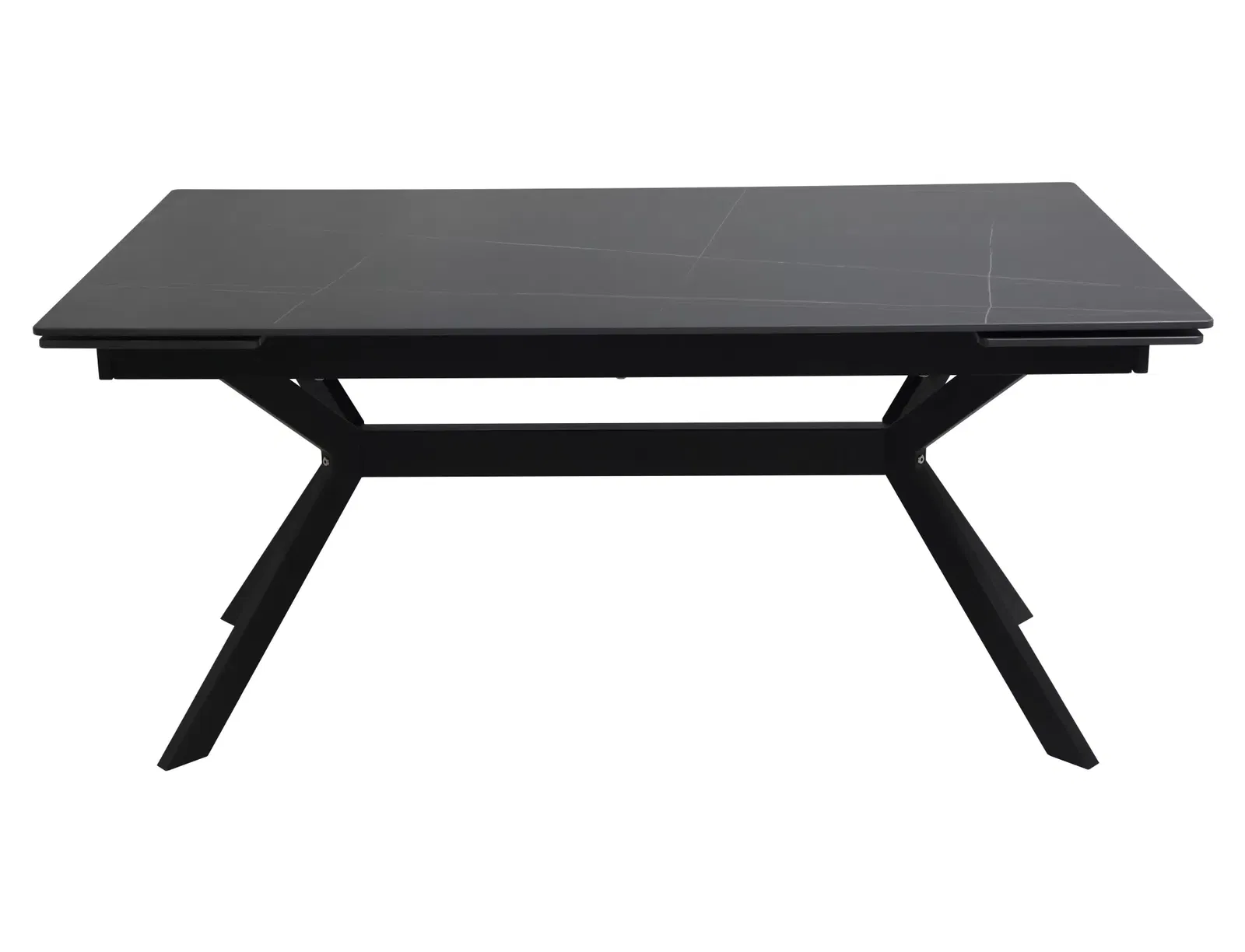Valgomojo stalas Imperia 160, 160-220 x 90 cm, juoda