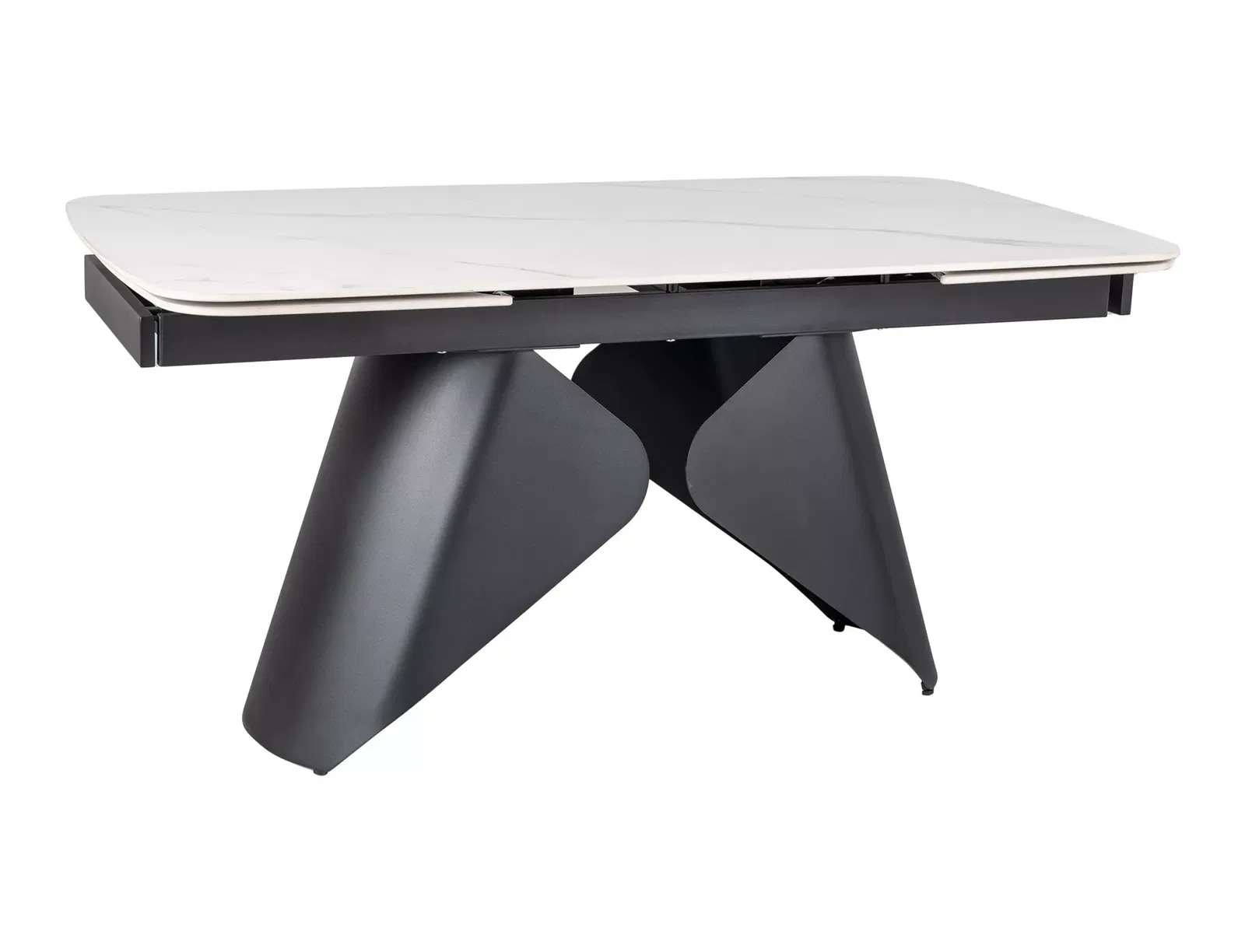 Valgomojo stalas Armando, 160-240 x 90 cm, balta