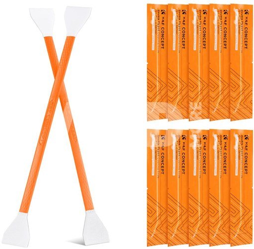 10Pcs Double-Headed Cleaning Stick Set, CMOS APS-C Frame Cleaning Stick 16mm Cleaning Cloth Sticks Set