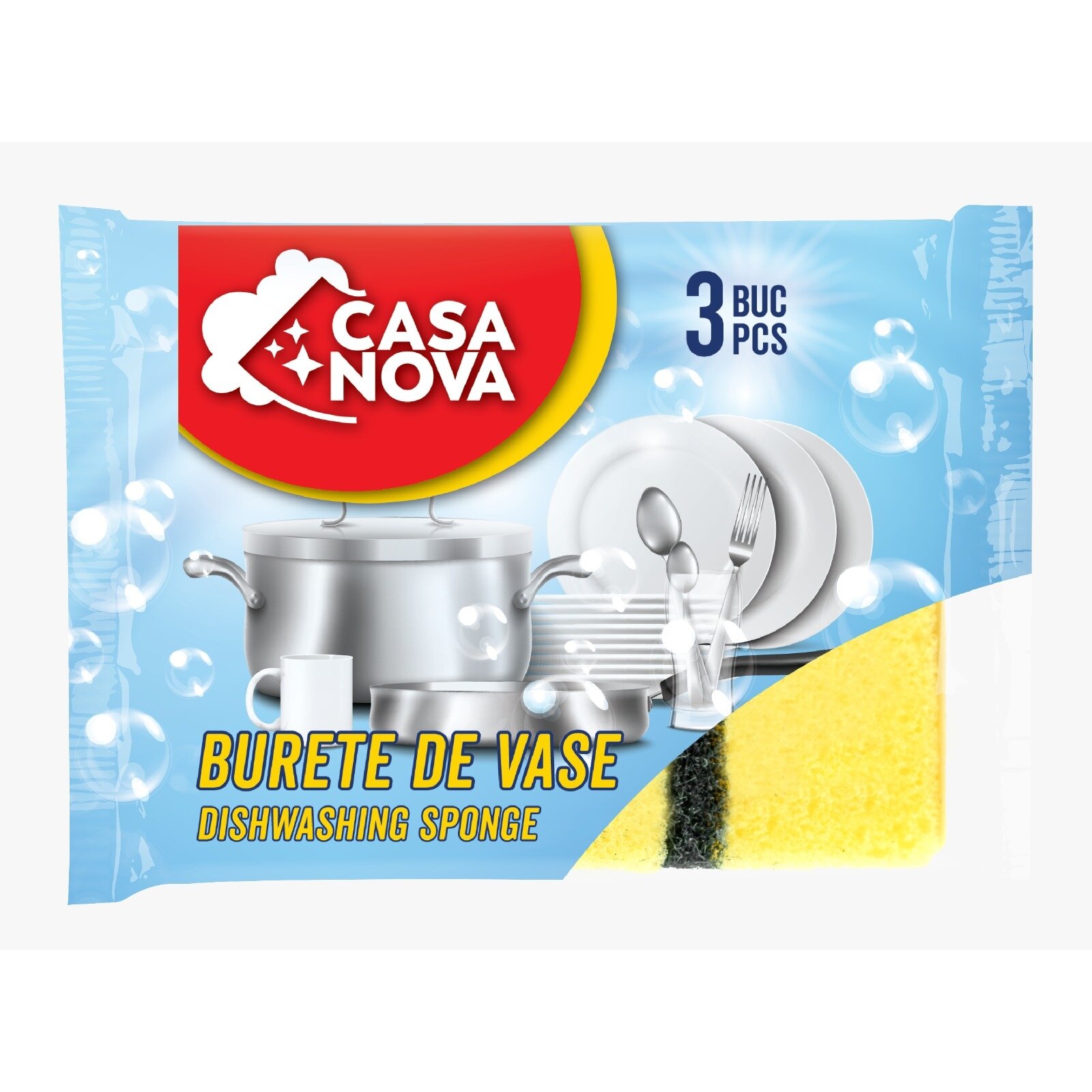 Indų kempinėlės CASANOVA, 3 vnt.
