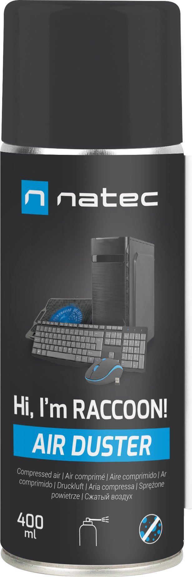 Natec Compressed air RACCOON AIR 400 ml