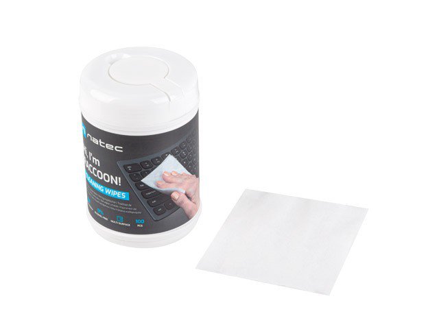 NATEC cleaning wipes Raccoon pack