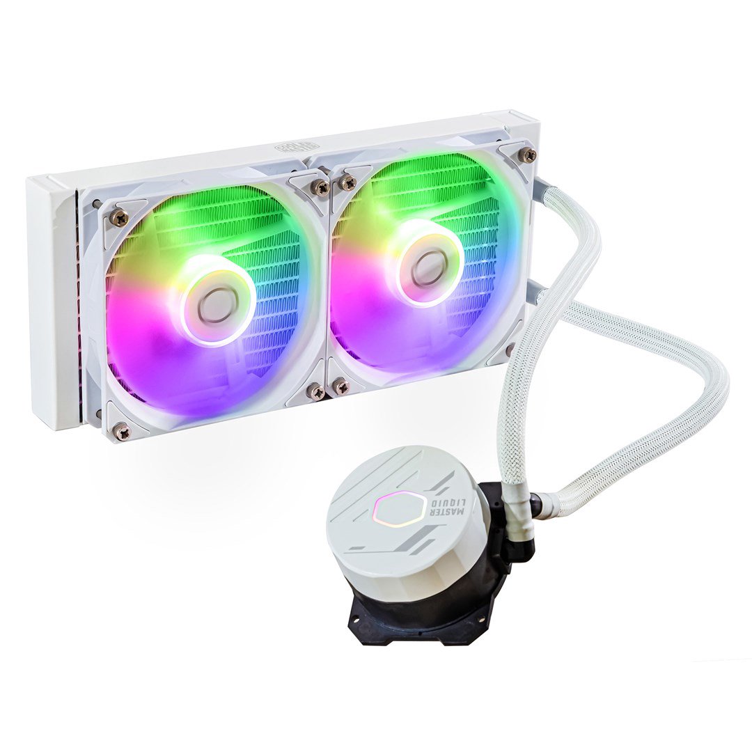 Vandens aušintuvas Cooler Master  MASTERLIQUID 240L CORE ARGB White  Cooler