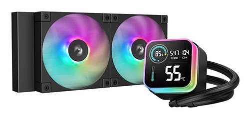 DeepCool LQ240 Procesorius Aušinimo skysčiu rinkinys 12 cm Juoda 1 vnt