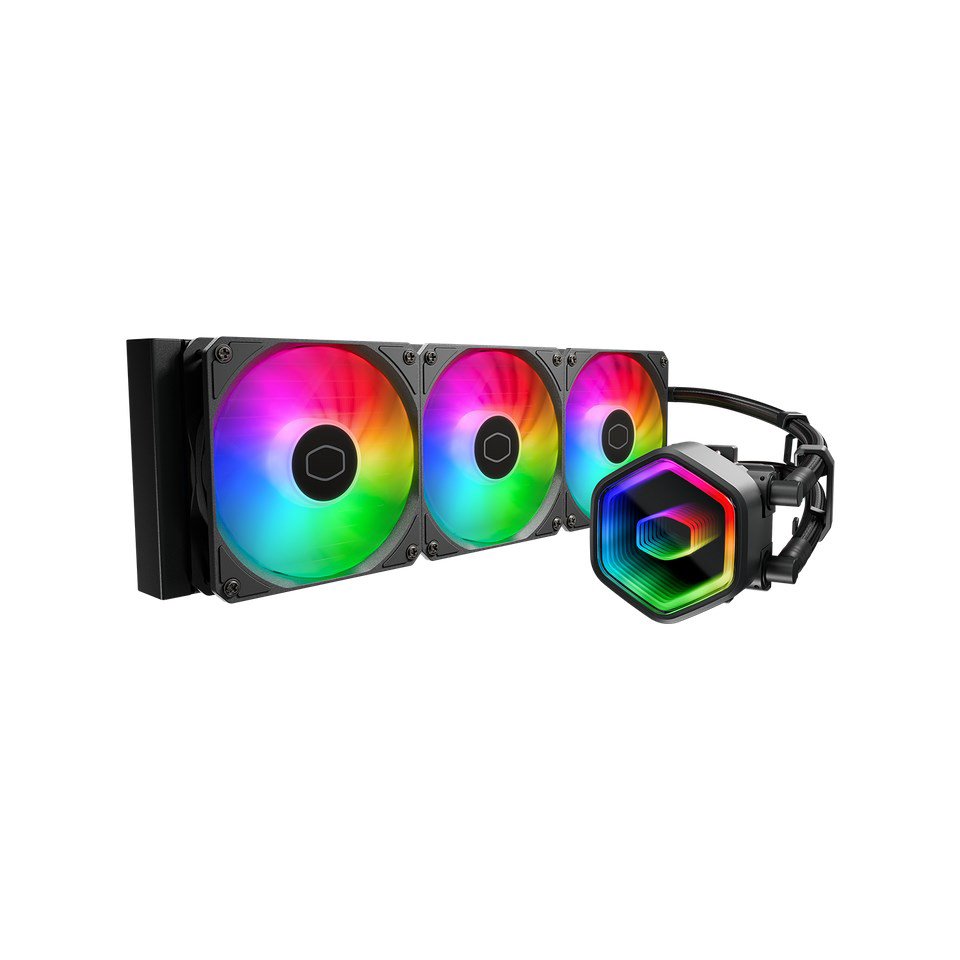 Cooler Master MasterLiquid 360 Core II Procesorius Aušinimo skysčiu rinkinys 12 cm Juoda 1 vnt