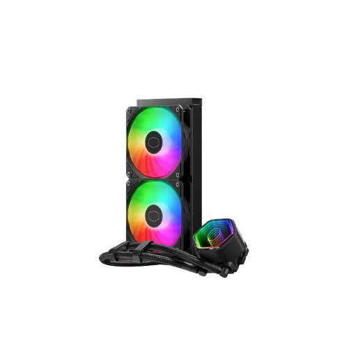 Cooler Master MasterLiquid 240 Core II Procesorius Aušinimo skysčiu rinkinys 12 cm Juoda