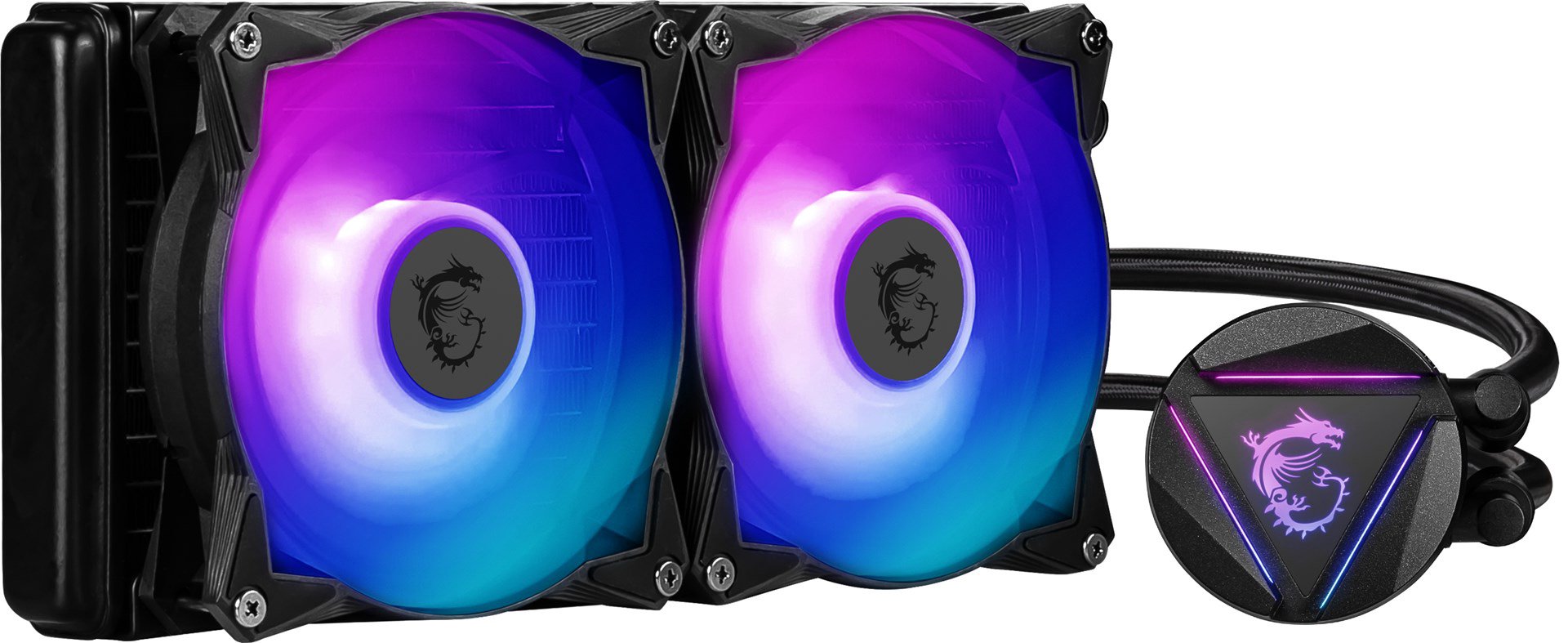 MSI 306-7ZW1D21-813 Kompiuterio aušinimo sistema Kompiuterio korpusui Aušintuvas 14 cm Juoda