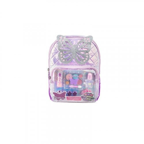 Martinelia Shimmer Wings Backpack & Beauty Set Dekoratyvinės kosmetikos rinkinys vaikams, Rinkinys