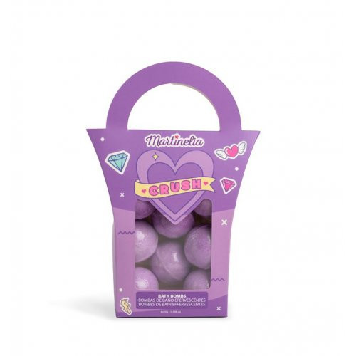 Martinelia Crush Bath Bombs Vandens burbulų rinkinys, Purple