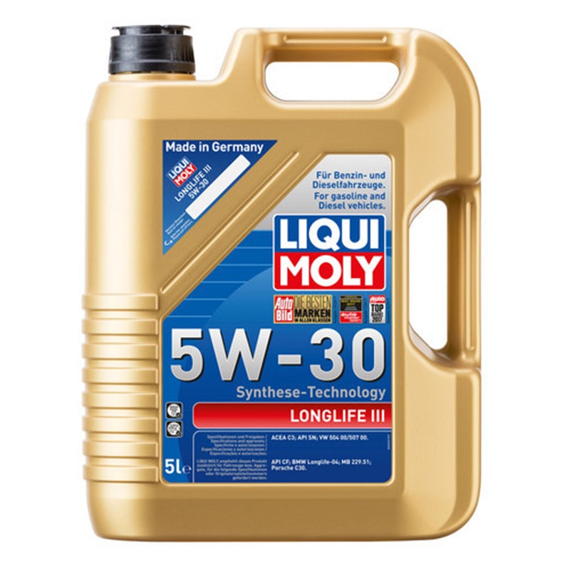 Liqui Moly Long Life III 5W30 C3 variklio alyva 5L