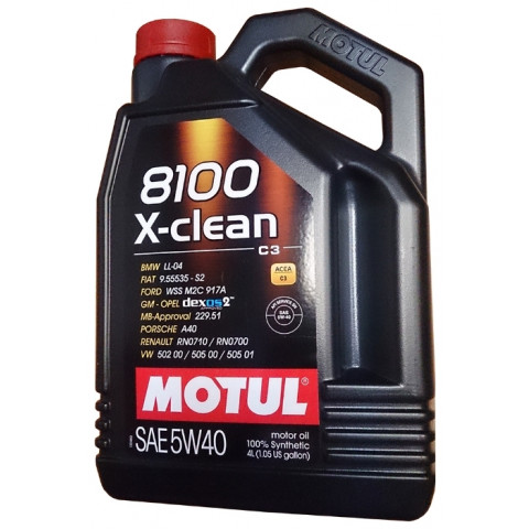 MOTUL 8100 X-CLEAN 5W40 4L