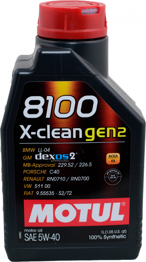 MOTUL 8100 X-CLEAN GEN2 5W40 1L