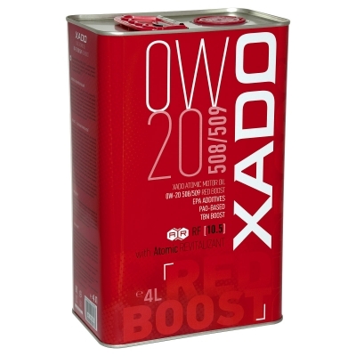 XADO Atomic Oil variklinė alyva 0W20 508/509 RED BOOST 4L