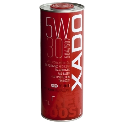 XADO Atomic Oil variklinė alyva 5W-30 504/507 RED BOOST 1L