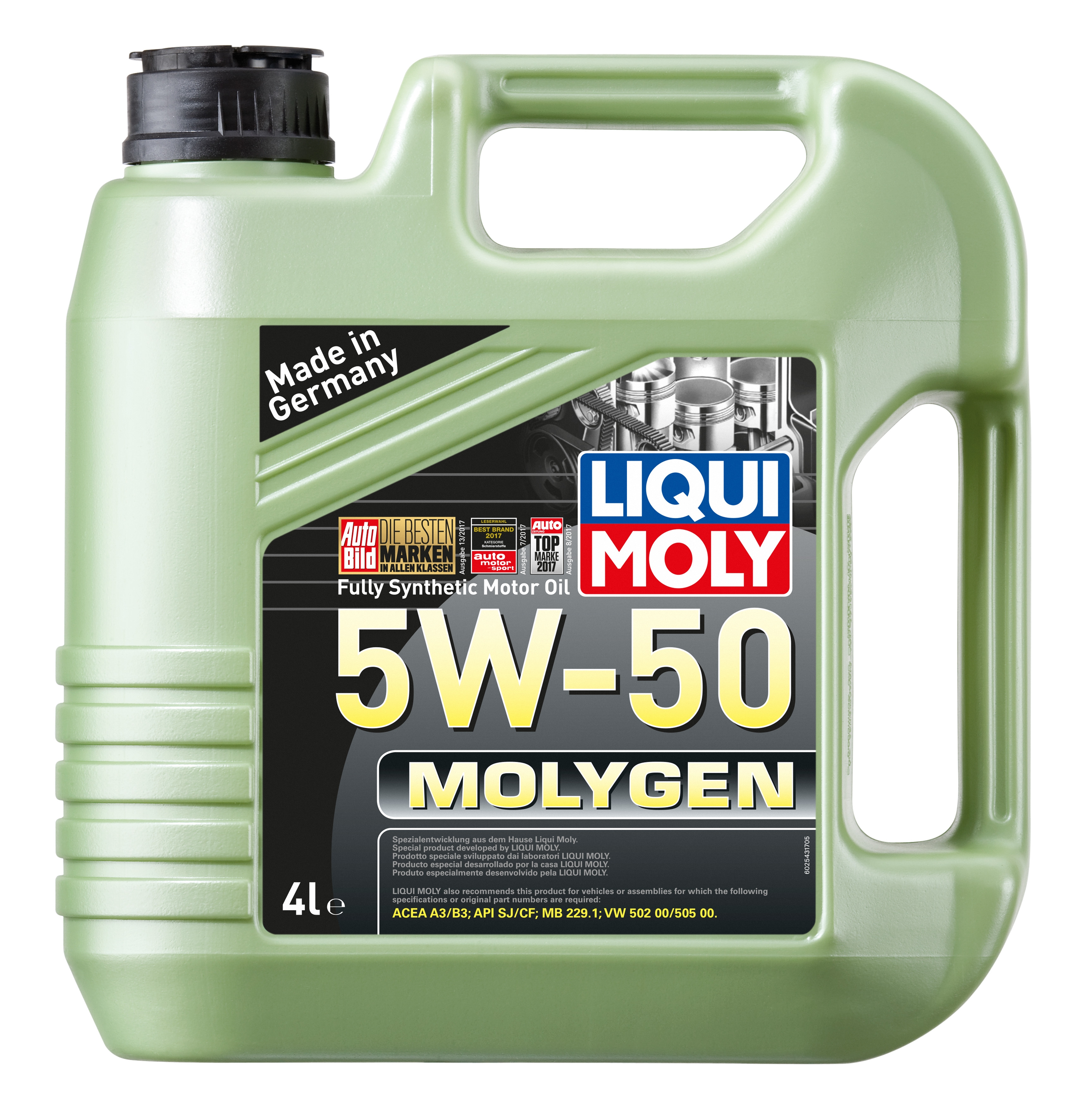 Liqui Moly - MOLYGEN sintetinė 5W50 4L