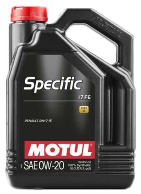 MOTUL SPECIFIC 17 FE 0W20 5L