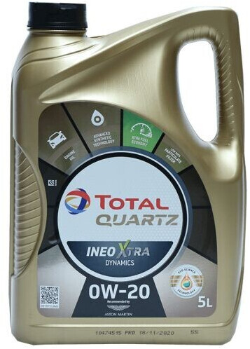 Alyva TOTAL 0W20 QUARTZ INEO XTRA DYNAMICS 5L