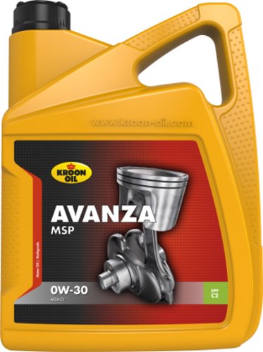 Pilnai Sintetinė Alyva Kroon-Oil Avanza MSP 0W-30 5L