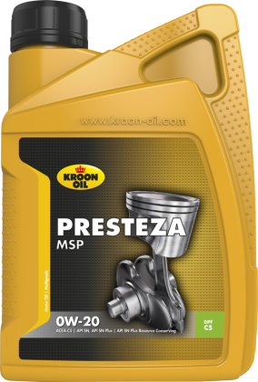 Pilnai Sintetinė Alyva Kroon-Oil PRESTEZA MSP 0W-20 1L