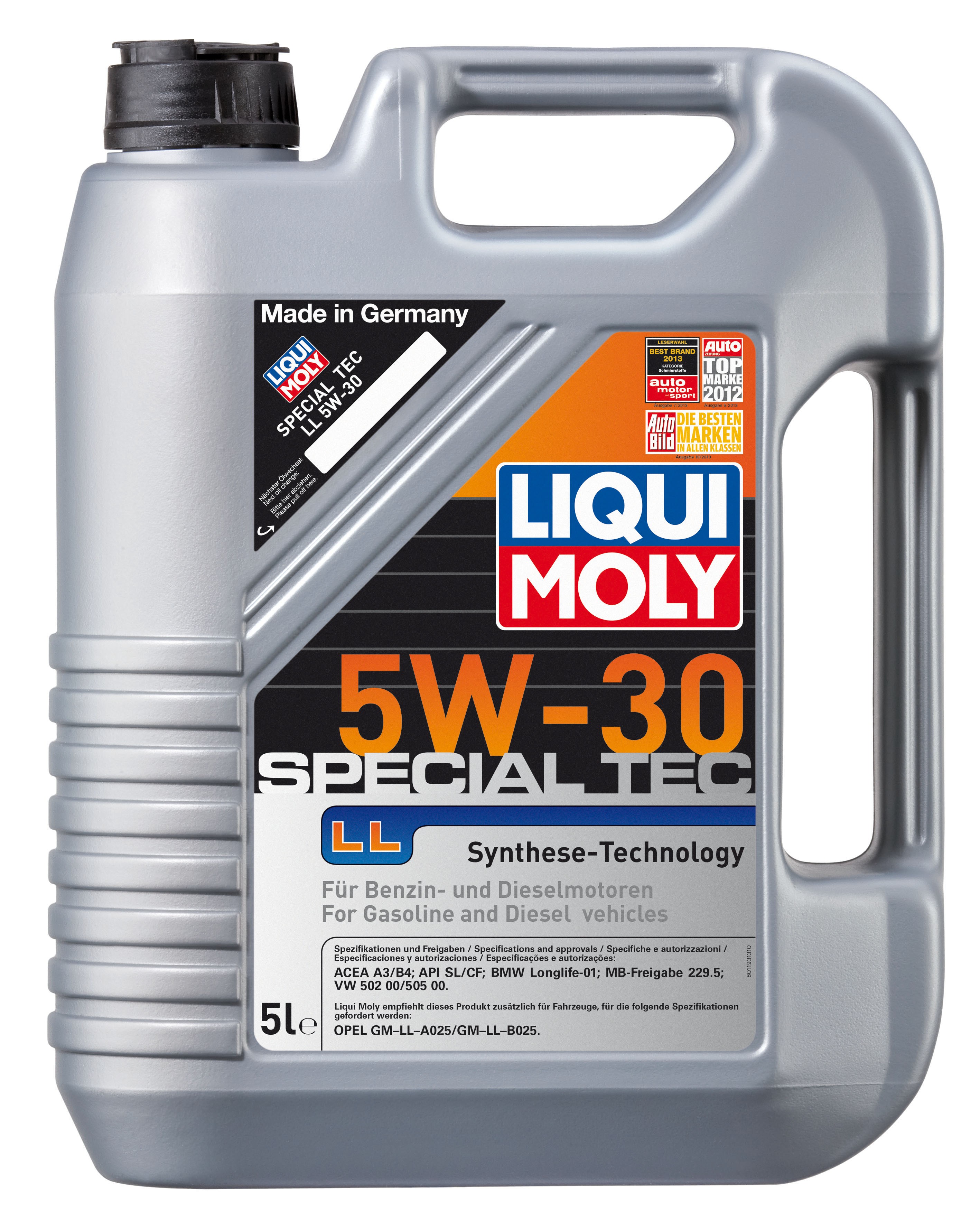 Sintetinė variklinė alyva Leichtlauf Special LL 5W30 5L