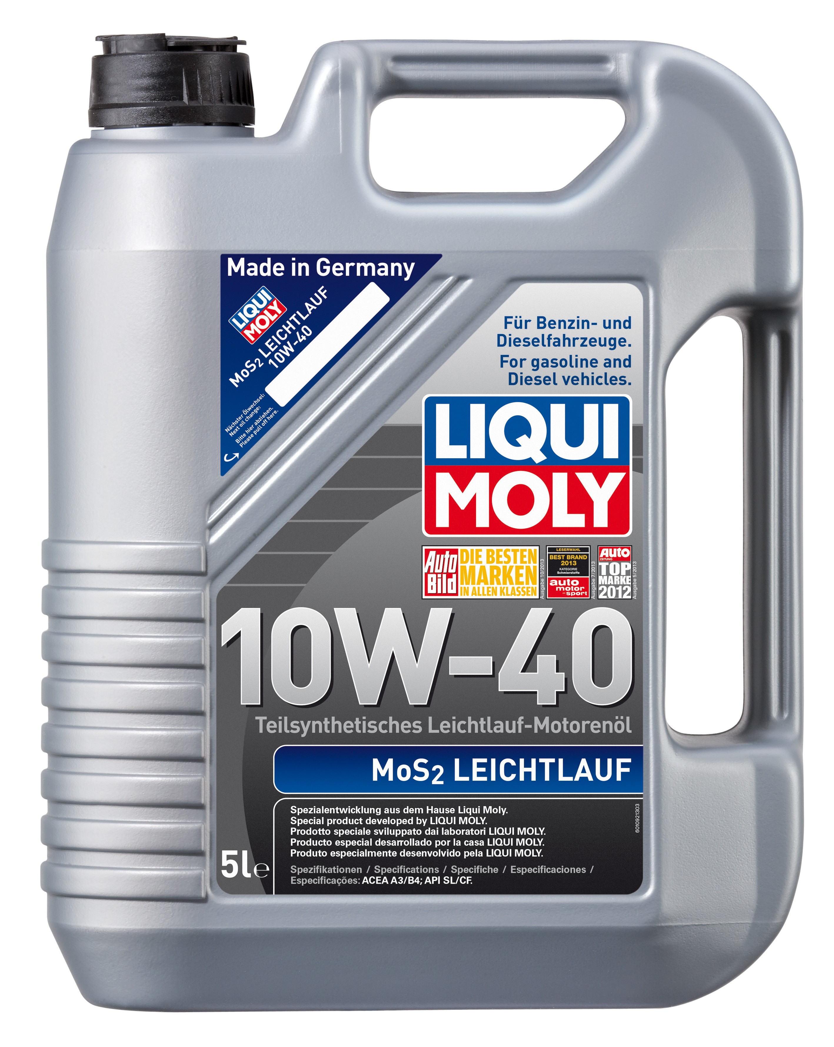 Alyva MoS2 Leichtlauf 10W-40 5L
