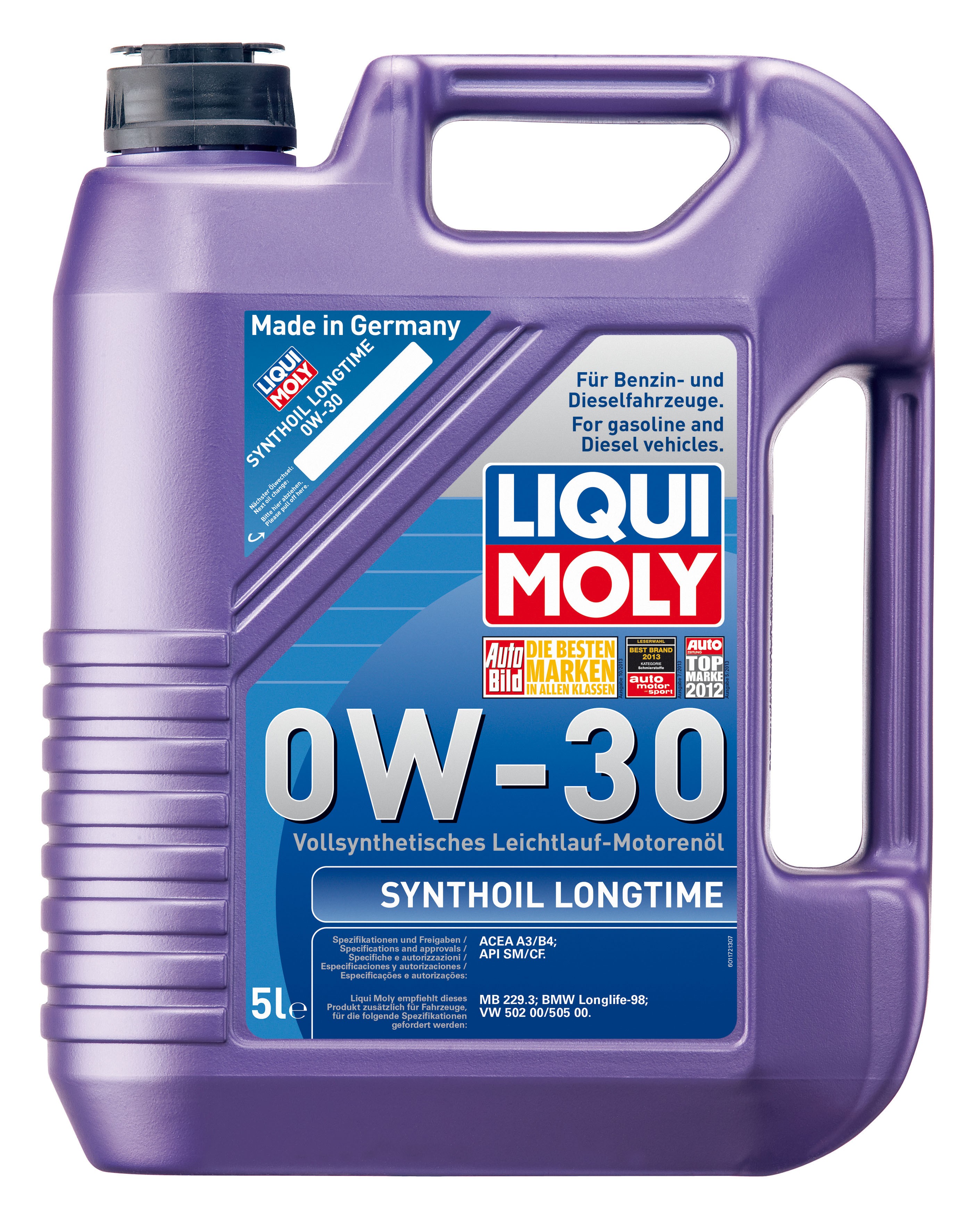 Sintetinė variklinė alyva Synthoil Longtime 0W30 5L