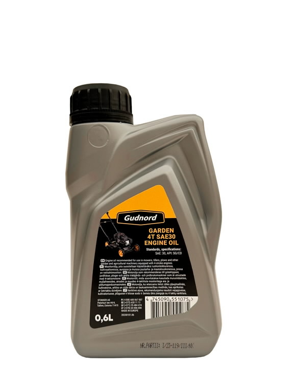 Alyva vejapjovei Garden 4T SAE30 0,6L, Gudnord