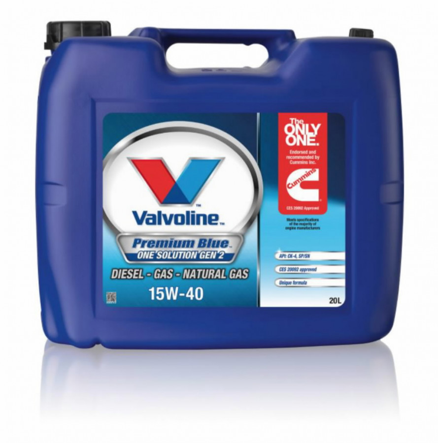 Alyva varikliui PREMIUM BLUE ONE SOL GEN2 15W40 20L, Valvoline