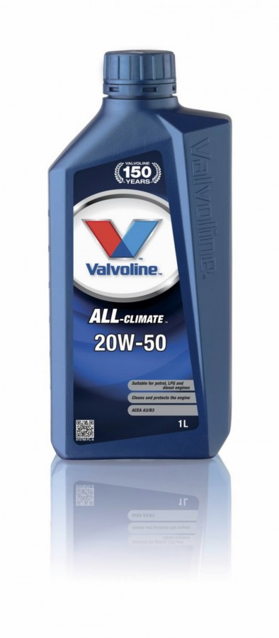 Variklių alyva ALL CLIMATE 20W50 1L, Valvoline