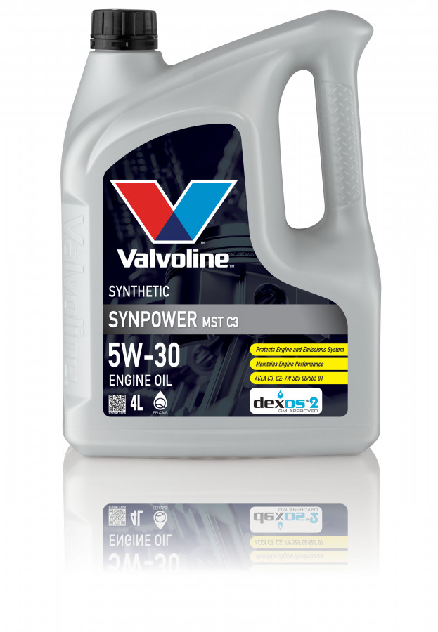 Alyva varikliui SYNPOWER MST C3 5W30 4L, Valvoline