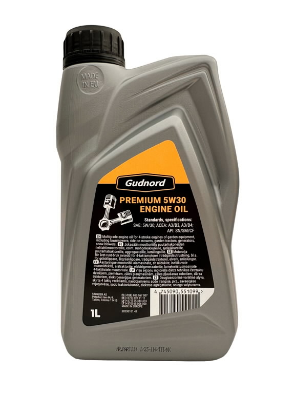 Alyva variklinė Premium 5W30 1L, Gudnord