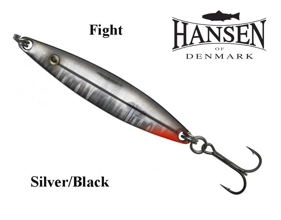 Hansen Fight blizgės Silver/Black 18 g