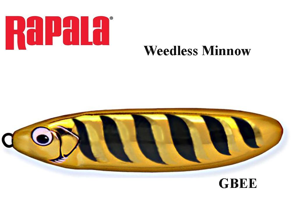 Žolinė blizgė Rapala Weedless Minnow GBEE 32 g