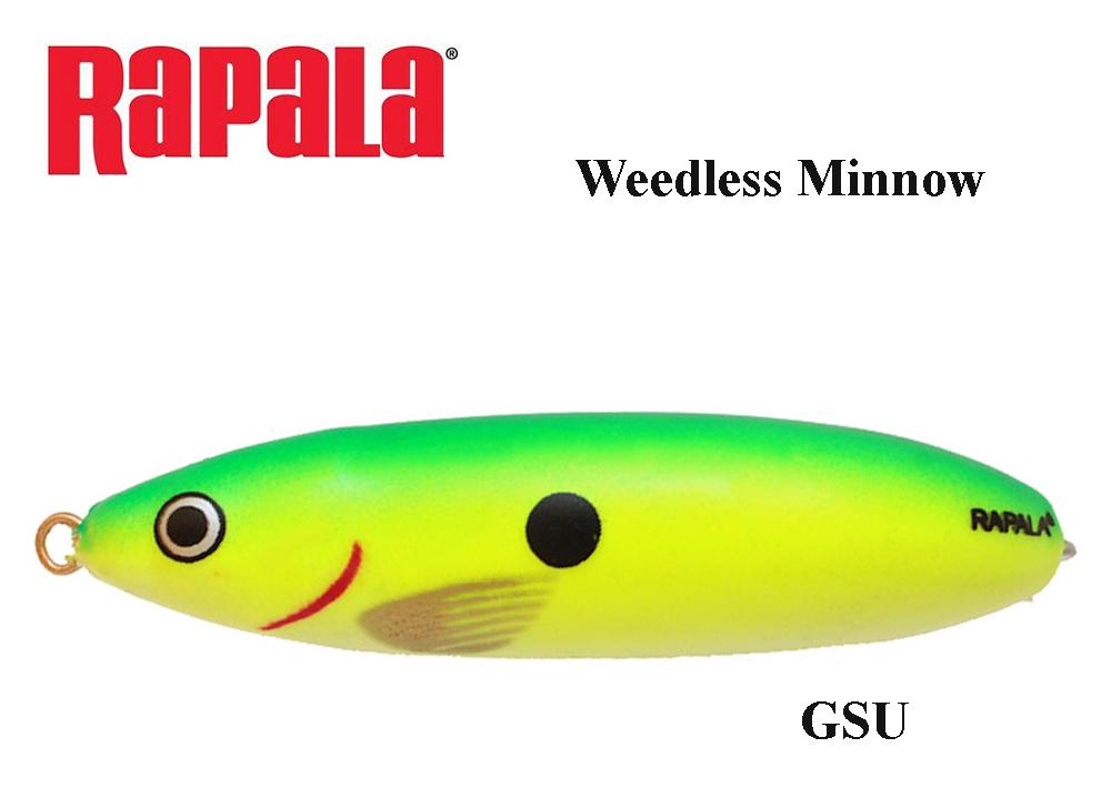 Žolinė blizgė Rapala Weedless Minnow GSU 22 g