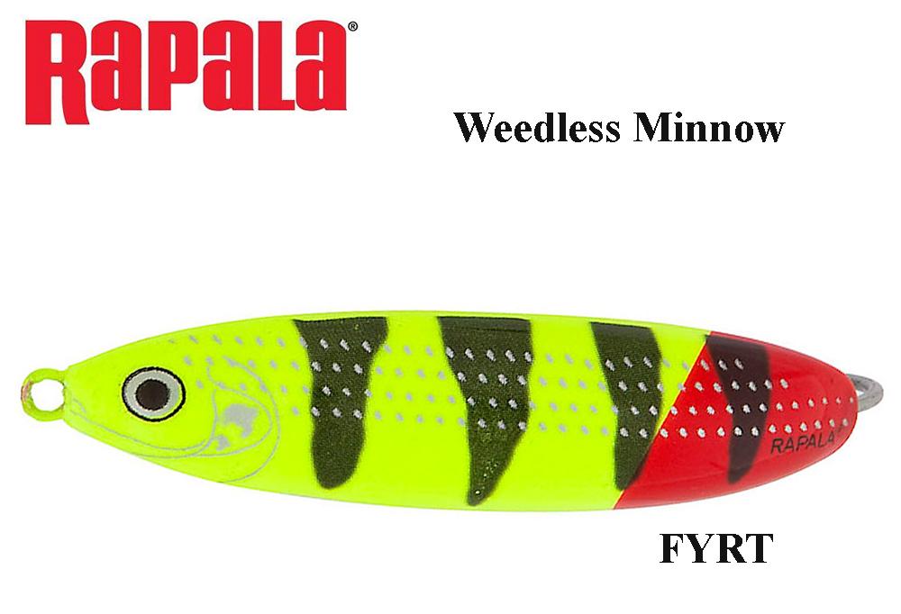 Žolinė blizgė Rapala Weedless Minnow FYRT 9 g