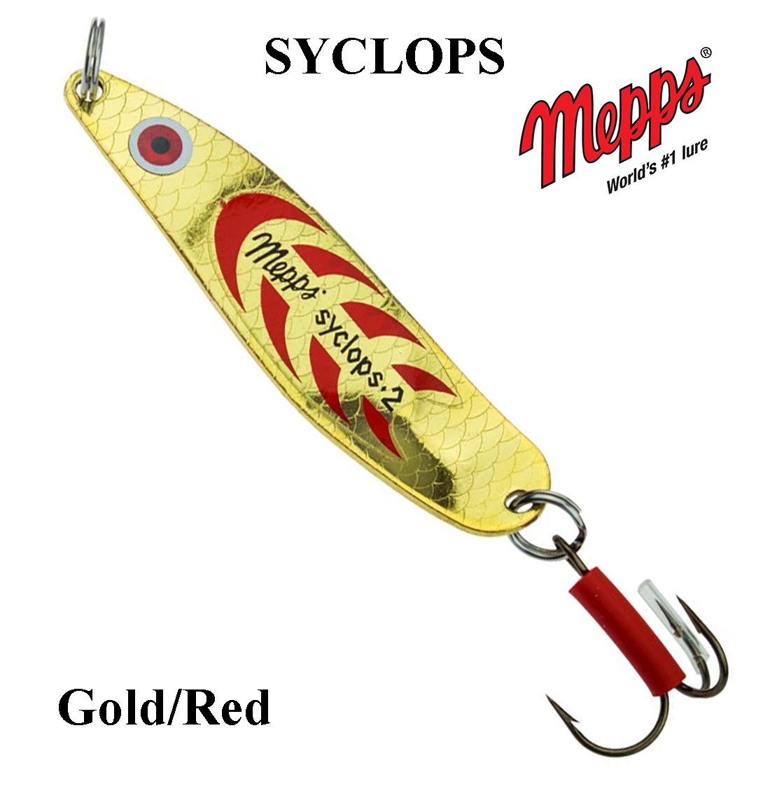 Blizgė Mepps Syclops Gold/Red 4 g