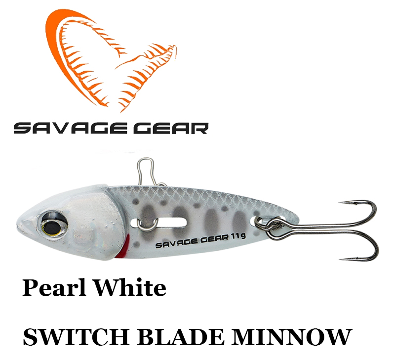 Savage gear Switch Blade Minnow Pearl White blizgė 5 g