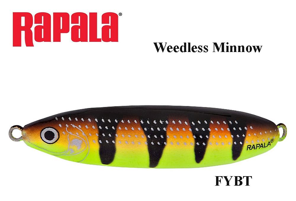 Žolinė blizgė Rapala Weedless Minnow FYBT 9 g