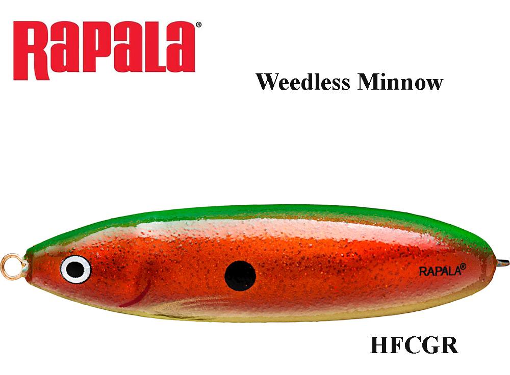 Žolinė blizgė Rapala Weedless Minnow HFCGR 15 g