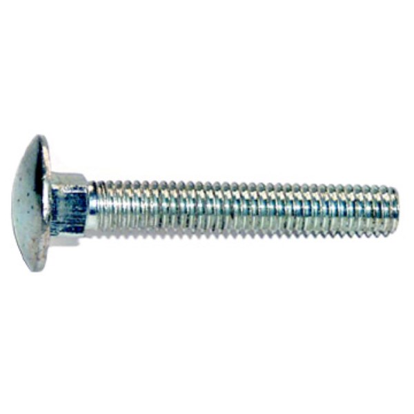 Varžtai M 6x60 mm cinkuotas DIN-603 pusapvalė galvutė