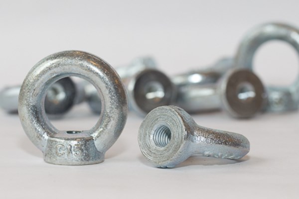 Veržlė su kilpa M 8 mm cinkuota akyta DIN-582