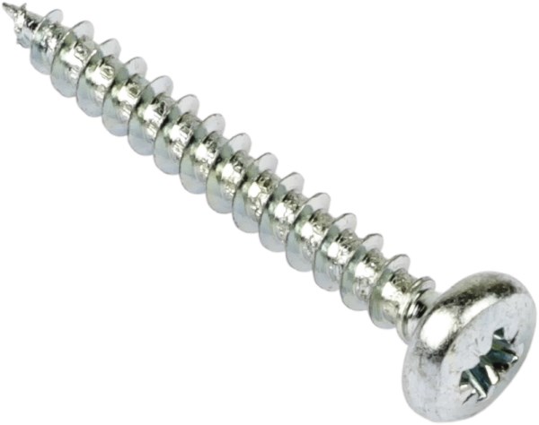 Medsraigčiai iškilia galvute balti 4x16 mm YL814-16