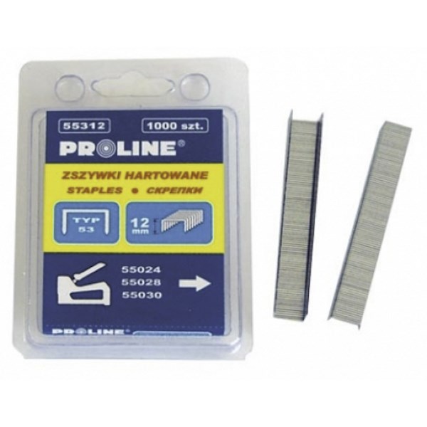 Segtukai metaliniai tvirtinimo elementai 14 mm M53 Proline 1000 vnt P-55314